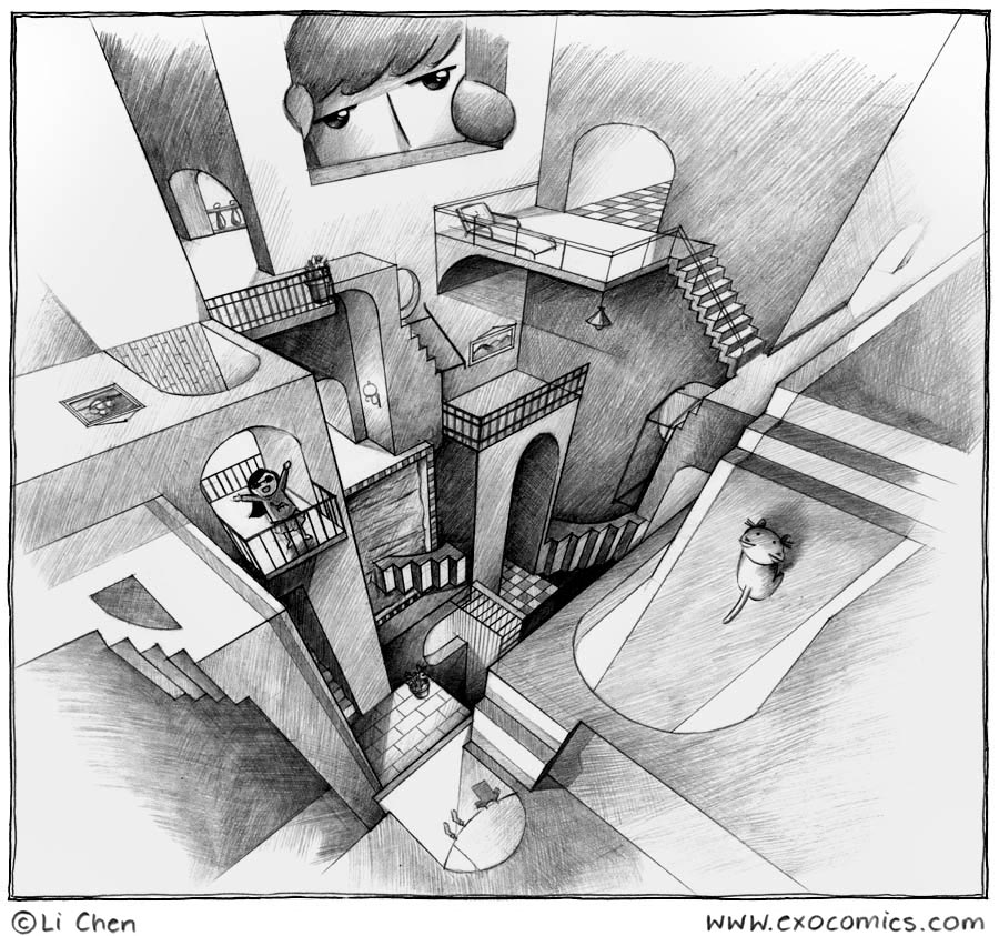 Inspired by Escher, because he is awesome 140