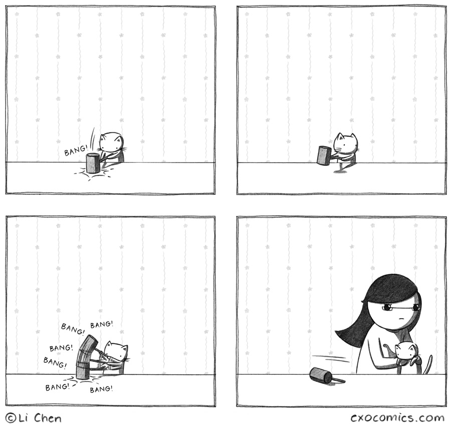 Gavel man, banging out his gav up here alone 306