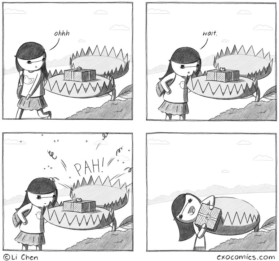 Fool me once, totally worth it, got a sweet present 321