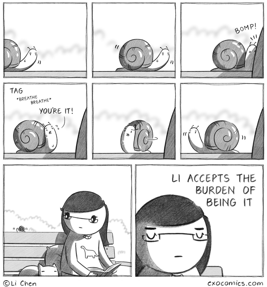 what kind of monster tags a snail? 457