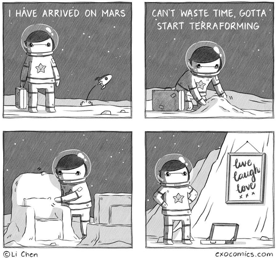 home is where Ground Control tells you it is 477