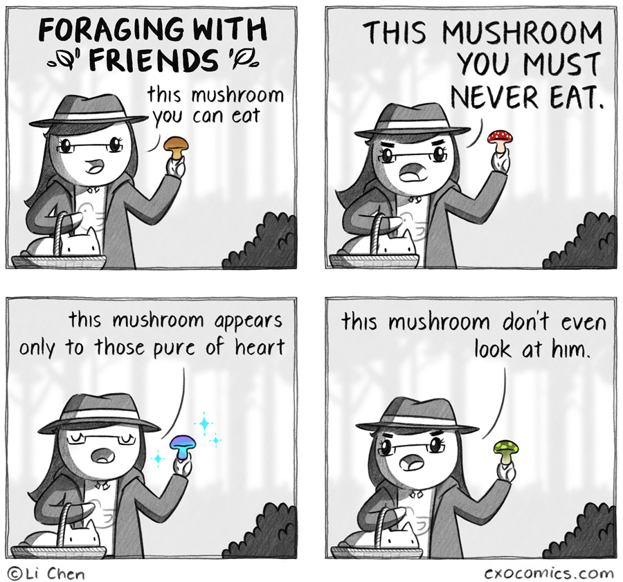 this mushroom said mean things about my mum 589