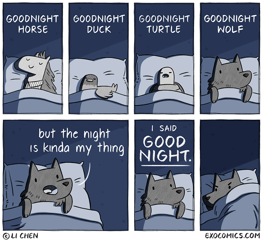 and don't count the sheep, it freaks them out 603