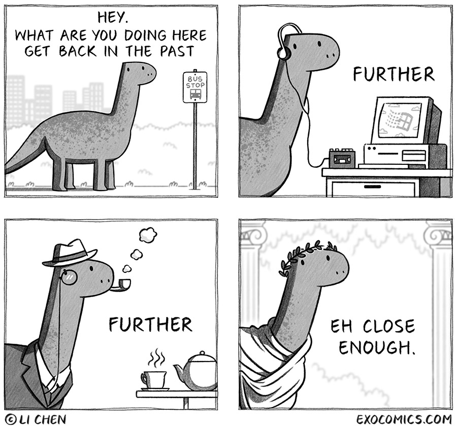 et tu, brontosaurus? 608