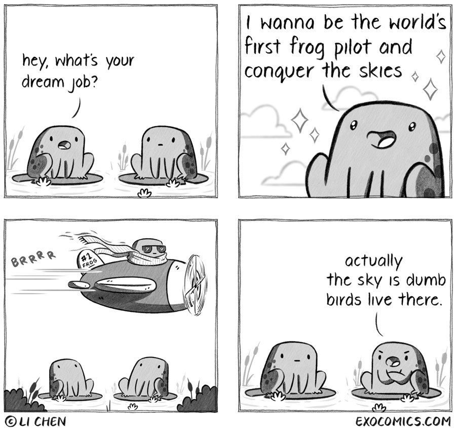 first frog on Mars instead, take that dumb birds 653