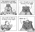 Bear is always smart casual